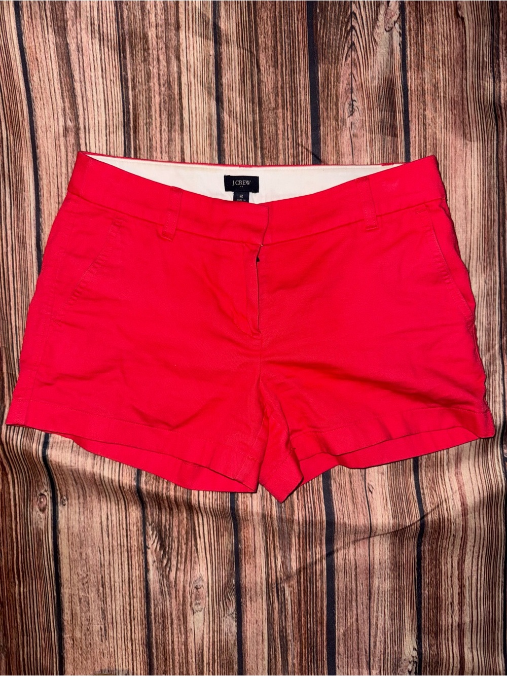 J. Crew Hot Pink Women's Cotton Shorts